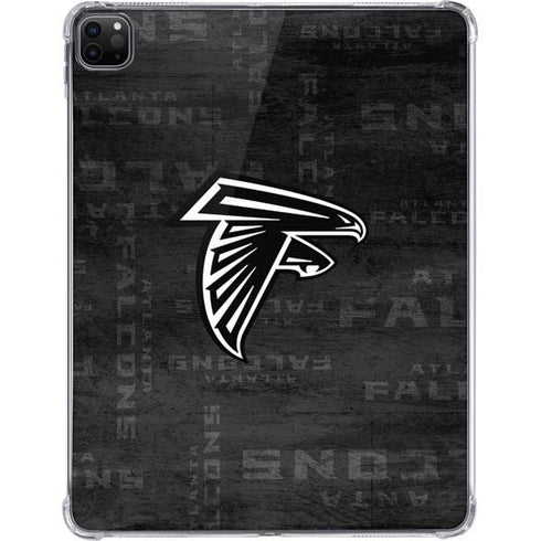 NFL Atlanta Falcons Black & White iPad Pro 11in (2024) Clear Case