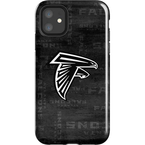 NFL Atlanta Falcons Black & White iPhone 11 Impact Case