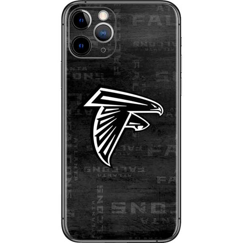 NFL Atlanta Falcons Black & White iPhone 11 Pro Skin