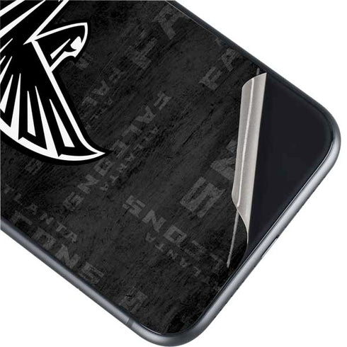NFL Atlanta Falcons Black & White iPhone 11 Skin