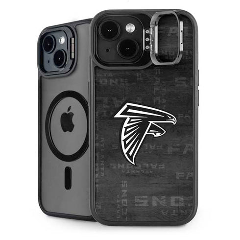NFL Atlanta Falcons Black & White iPhone 13 Kickstand Case