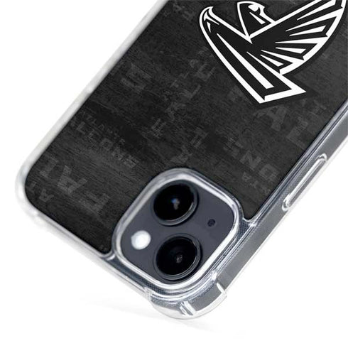 NFL Atlanta Falcons Black & White iPhone 14 MagSafe Case