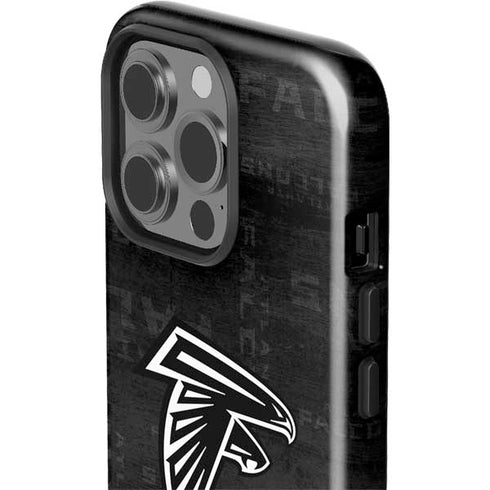 NFL Atlanta Falcons Black & White iPhone 15 Pro Impact Case