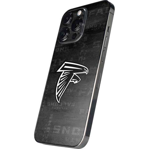 NFL Atlanta Falcons Black & White iPhone 15 Pro Max Skin