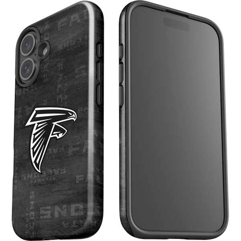 NFL Atlanta Falcons Black & White iPhone 16 Impact Case