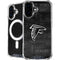 NFL Atlanta Falcons Black & White iPhone 16 Plus MagSafe Case