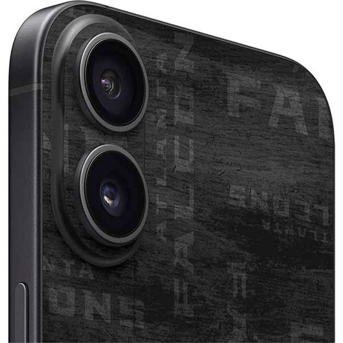 NFL Atlanta Falcons Black & White iPhone 16 Plus Skin
