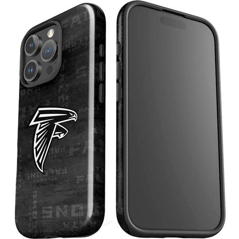 NFL Atlanta Falcons Black & White iPhone 16 Pro Impact Case