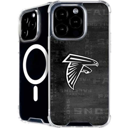 NFL Atlanta Falcons Black & White iPhone 16 Pro Max MagSafe Case