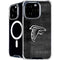 NFL Atlanta Falcons Black & White iPhone 16 Pro Max MagSafe Case