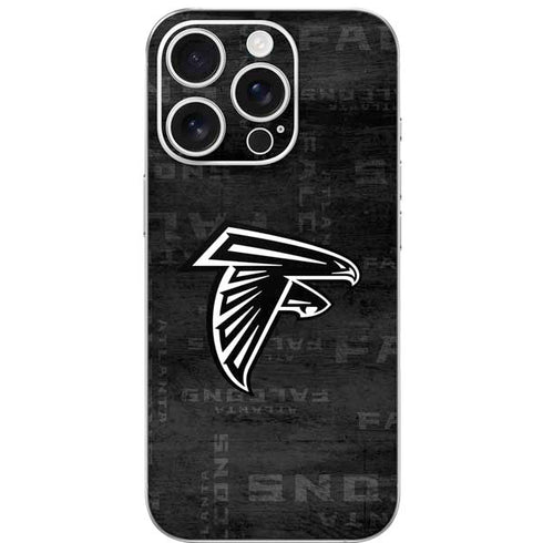 NFL Atlanta Falcons Black & White iPhone 16 Pro Skin