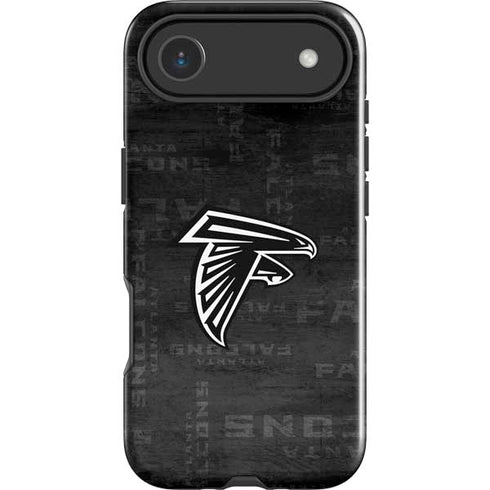 NFL Atlanta Falcons Black & White iPhone 17 Air Impact Case