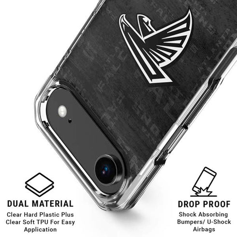 NFL Atlanta Falcons Black & White iPhone 17 Air MagSafe Case