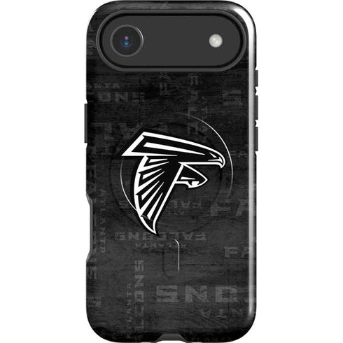 NFL Atlanta Falcons Black & White iPhone 17 Air Magsafe Impact Case