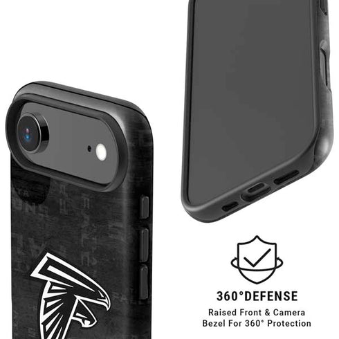 NFL Atlanta Falcons Black & White iPhone 17 Air Magsafe Impact Case