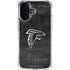 NFL Atlanta Falcons Black & White iPhone 17 Clear Case