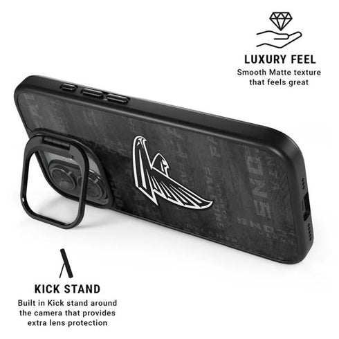 NFL Atlanta Falcons Black & White iPhone 17 Kickstand Case