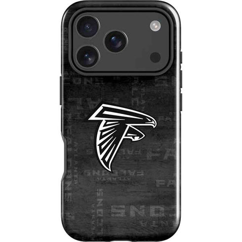 NFL Atlanta Falcons Black & White iPhone 17 Pro Impact Case