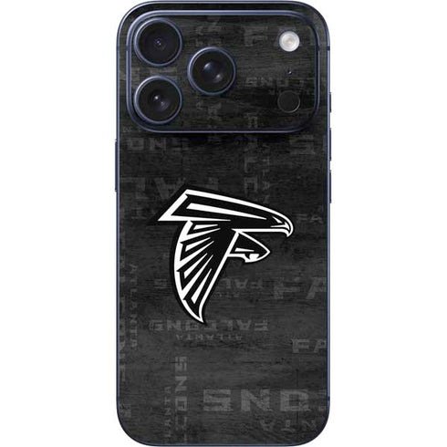 NFL Atlanta Falcons Black & White iPhone 17 Pro Skin