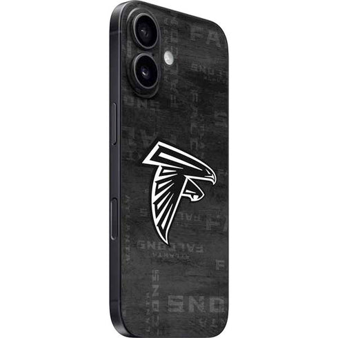 NFL Atlanta Falcons Black & White iPhone 17 Skin