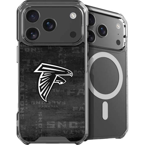 NFL Atlanta Falcons Black & White iPhone 18 Pro MagSafe Case