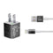 NFL Atlanta Falcons Black & White iPhone Charger (5W USB) Skin
