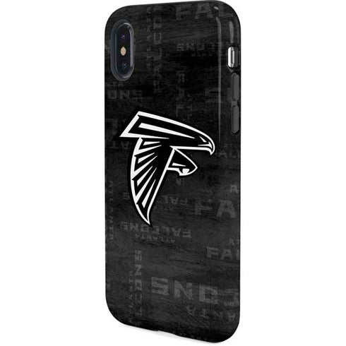 NFL Atlanta Falcons Black & White iPhone X Pro Case