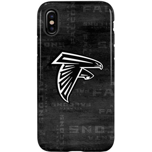 NFL Atlanta Falcons Black & White iPhone XS Pro Case