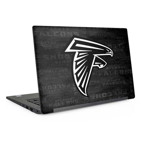 NFL Atlanta Falcons Black & White Dell Latitude Skin