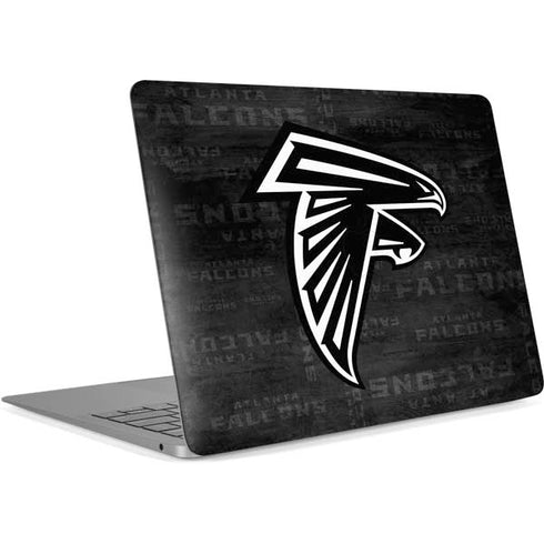 NFL Atlanta Falcons Black & White Apple MacBook Air Skin