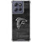 NFL Atlanta Falcons Black & White Moto G 5G (2025) Clear Case