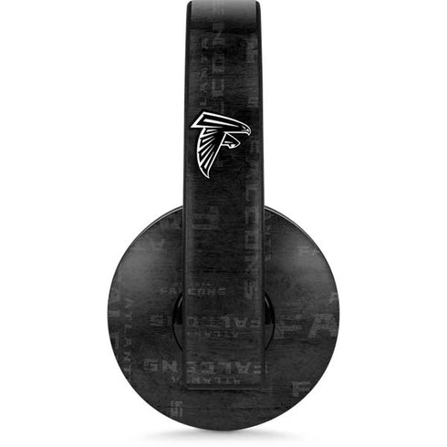 NFL Atlanta Falcons Black & White PlayStation 4 Gold Wireless Headset Skin