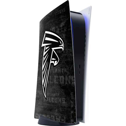NFL Atlanta Falcons Black & White PlayStation PS5 Skins