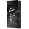 NFL Atlanta Falcons Black & White PS5 Pro Console Skin