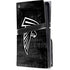 NFL Atlanta Falcons Black & White PS5 Pro Disk Console Skin