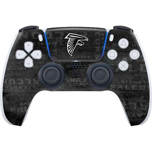 NFL Atlanta Falcons Black & White PlayStation PS5 Skins