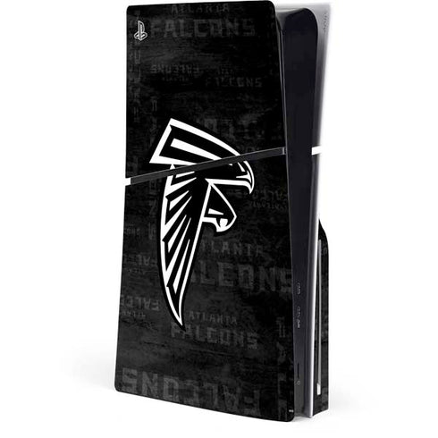 NFL Atlanta Falcons Black & White PlayStation PS5 Skins