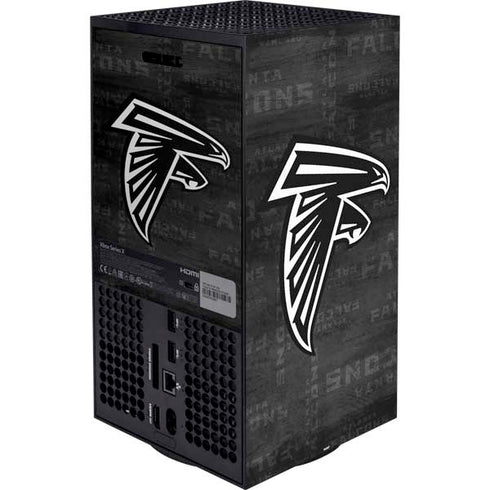 NFL Atlanta Falcons Black & White XBox Series X Digital Edition Bundle Skin