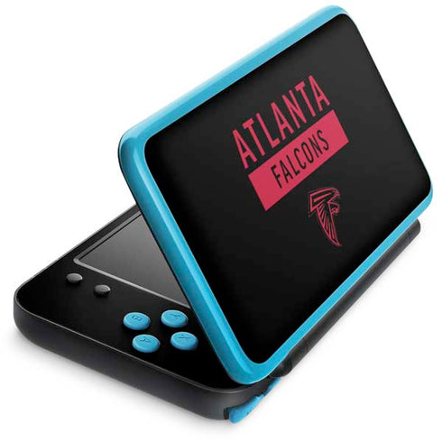 NFL Atlanta Falcons Black Performance Series Nintendo Skins