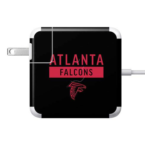 NFL Atlanta Falcons Black Performance Series 85W Power Adapter (15 and 17 inch MacBook Pro Charger) Skin
