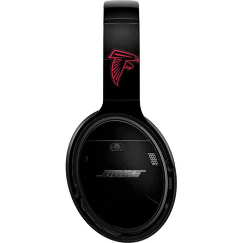 NFL Atlanta Falcons Black Performance Series Bose QuietComfort 35 Headphones Skin