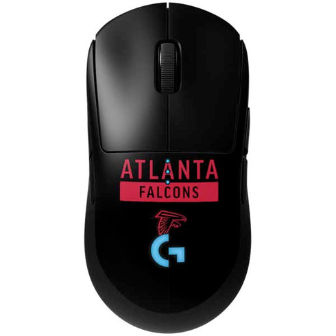 NFL Atlanta Falcons Black Performance Series G Pro Wireless Gaming Mouse Skin