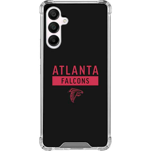 NFL Atlanta Falcons Black Performance Series Galaxy A16 5G Clear Case