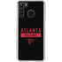 NFL Atlanta Falcons Black Performance Series Galaxy A21 Clear Case