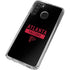 NFL Atlanta Falcons Black Performance Series Galaxy A21 Clear Case