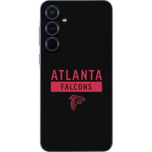 NFL Atlanta Falcons Black Performance Series Galaxy A55 5G Skin