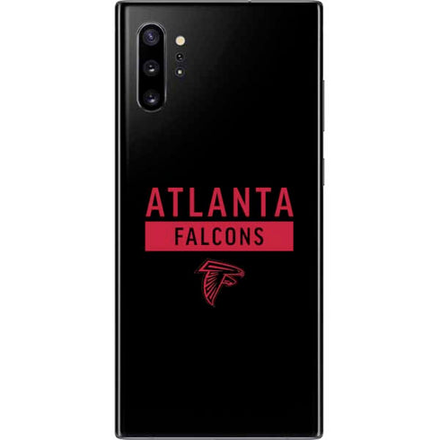 NFL Atlanta Falcons Black Performance Series Galaxy Note 10 Plus Skin