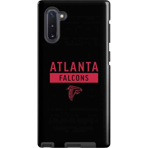 NFL Atlanta Falcons Black Performance Series Galaxy Note 10 Pro Case