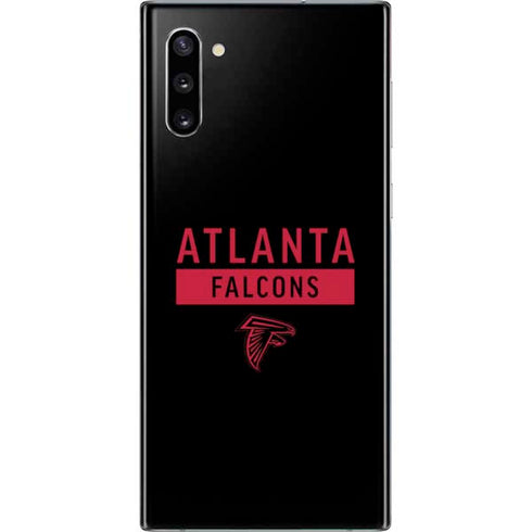 NFL Atlanta Falcons Black Performance Series Galaxy Note 10 Skin