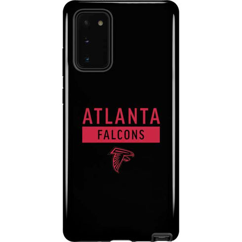 NFL Atlanta Falcons Black Performance Series Galaxy Note20 5G Pro Case